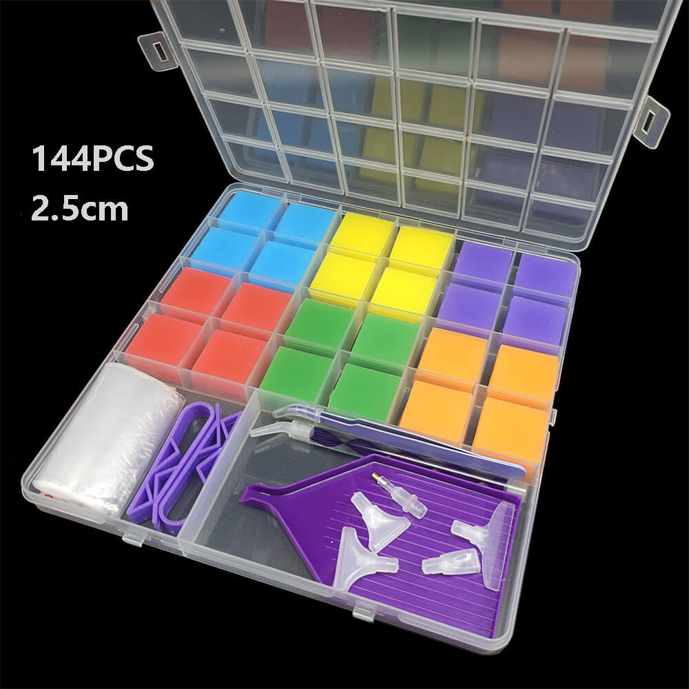 144 pcs diamond painting square Dotting Wax Set