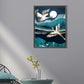Crane Abstract Art 5D DIY Diamond Painting