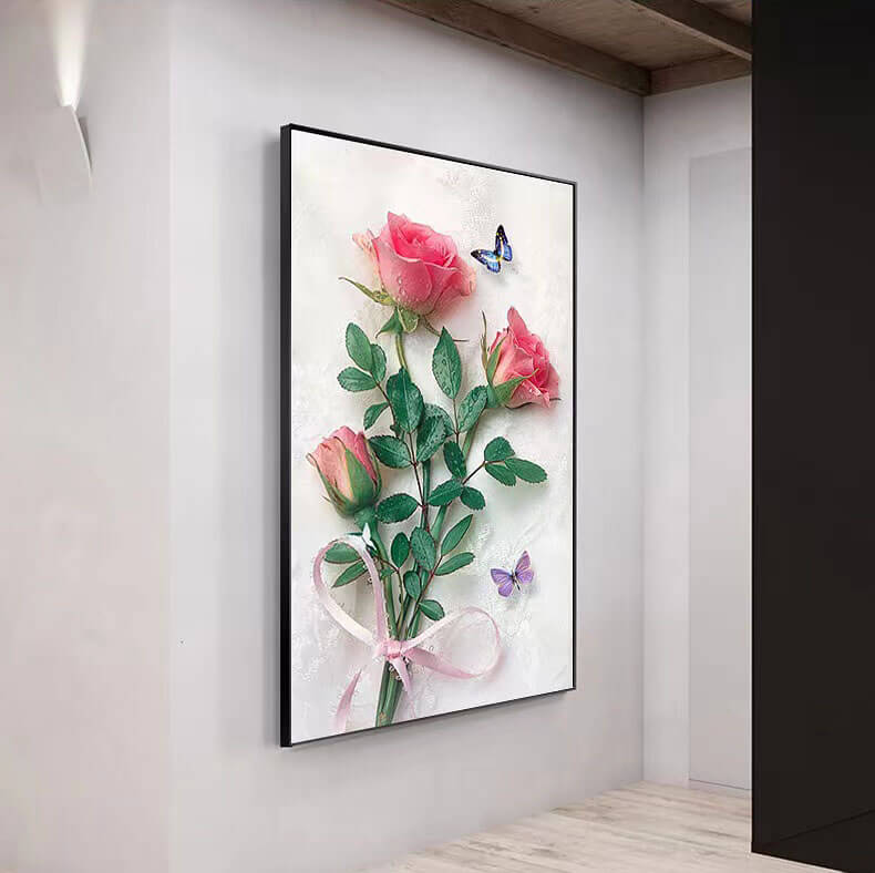 5d full drill diamond painting rose bouquet