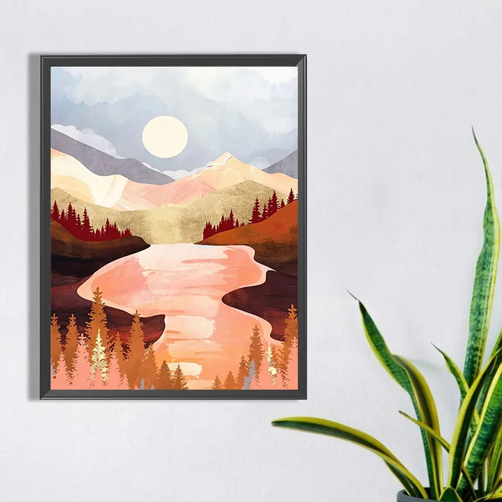 5D DIY Diamond Painting - Full Round / Square - Abstract View C