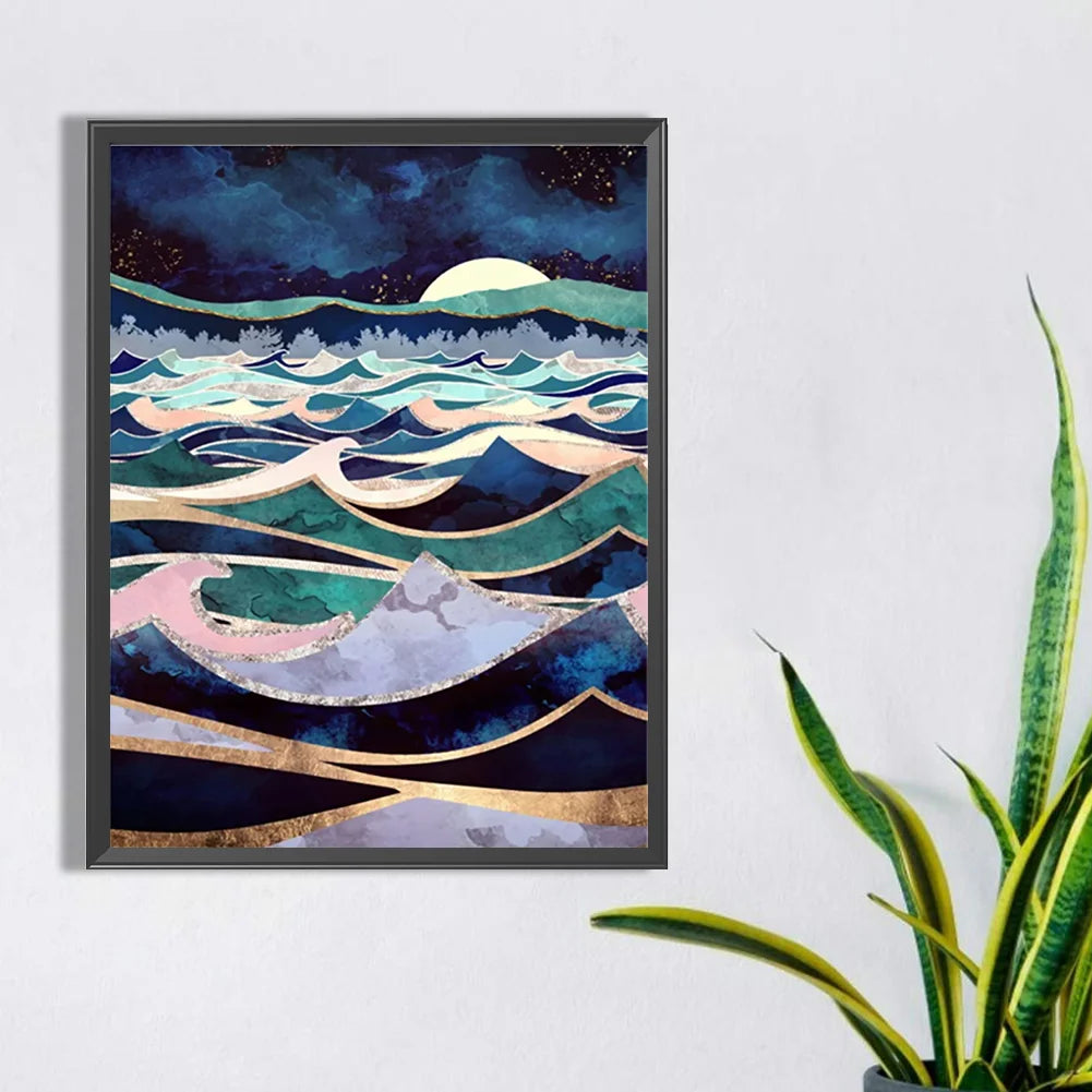 5D DIY Diamond Painting - Full Round / Square - Abstract View B