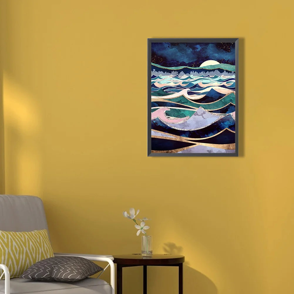 5D DIY Diamond Painting - Full Round / Square - Abstract View B