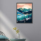 abstract mountain view 5d diy diamond painting
