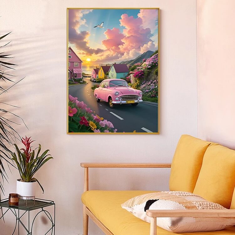 Car View 5D diamond painting Kit