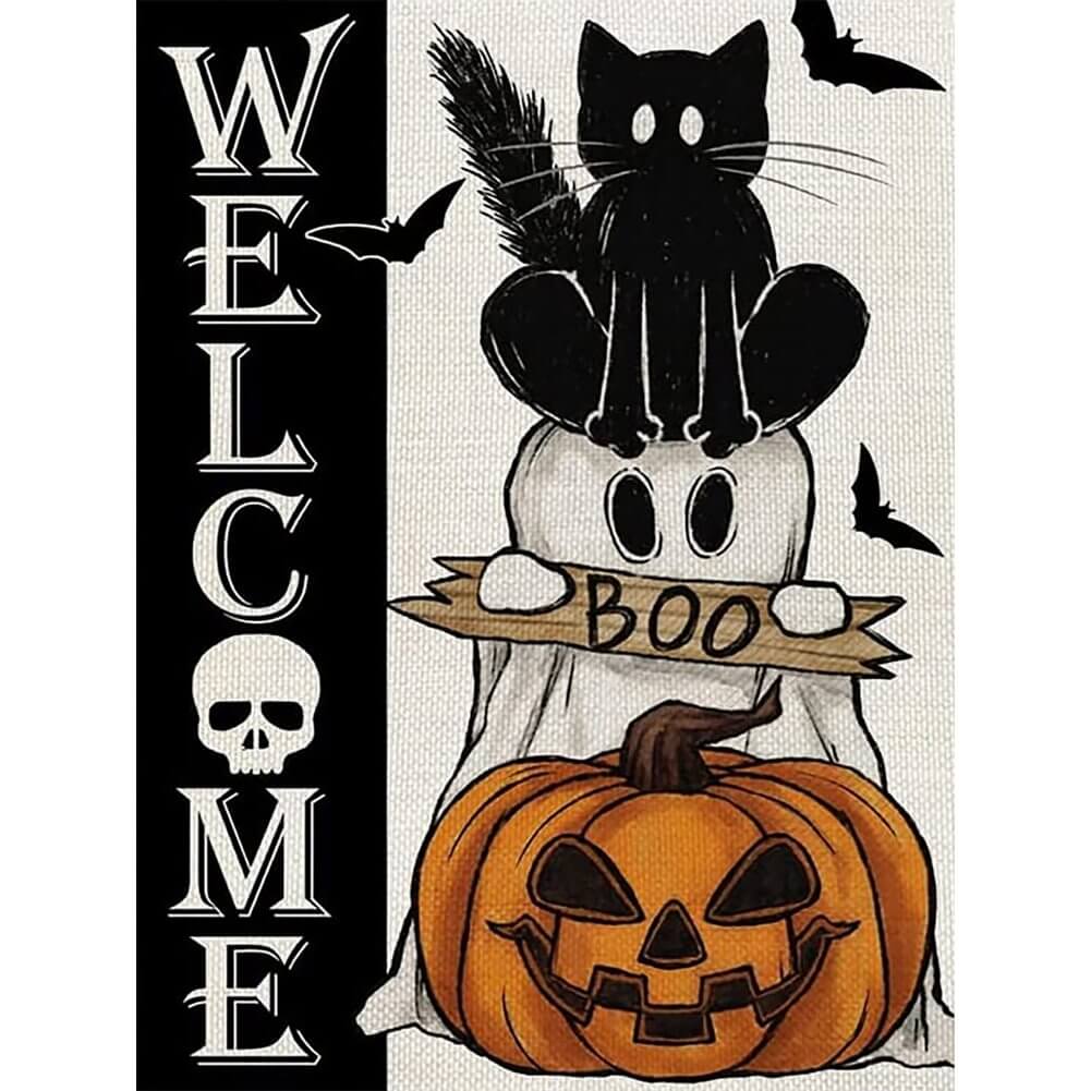 diamond painting halloween decoration