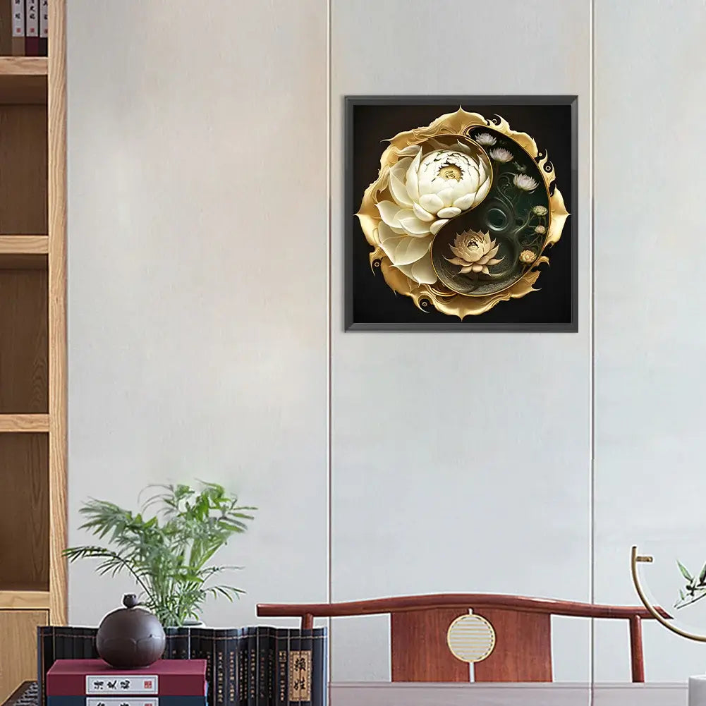 Tai Chi Flower 5D DIY Diamond Painting Kit