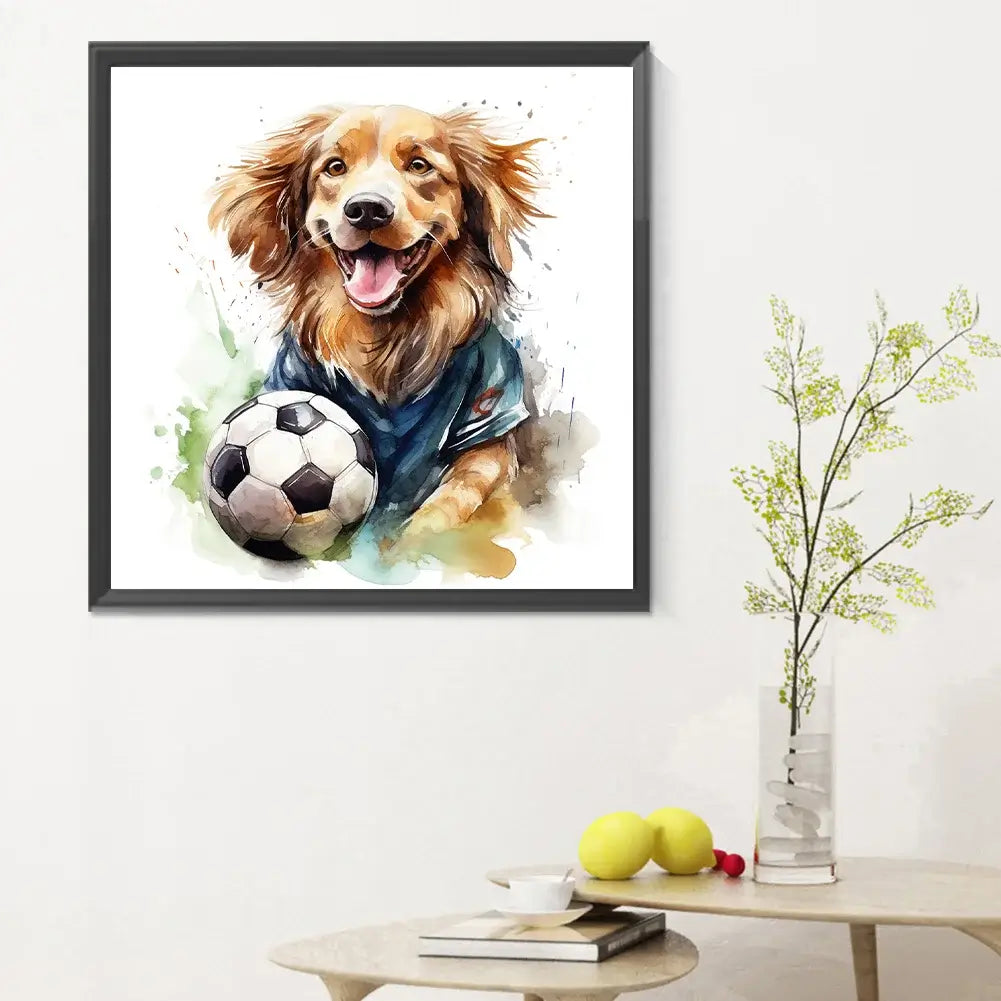 Play Ball Puppy 5D DIY Diamond Painting kIT
