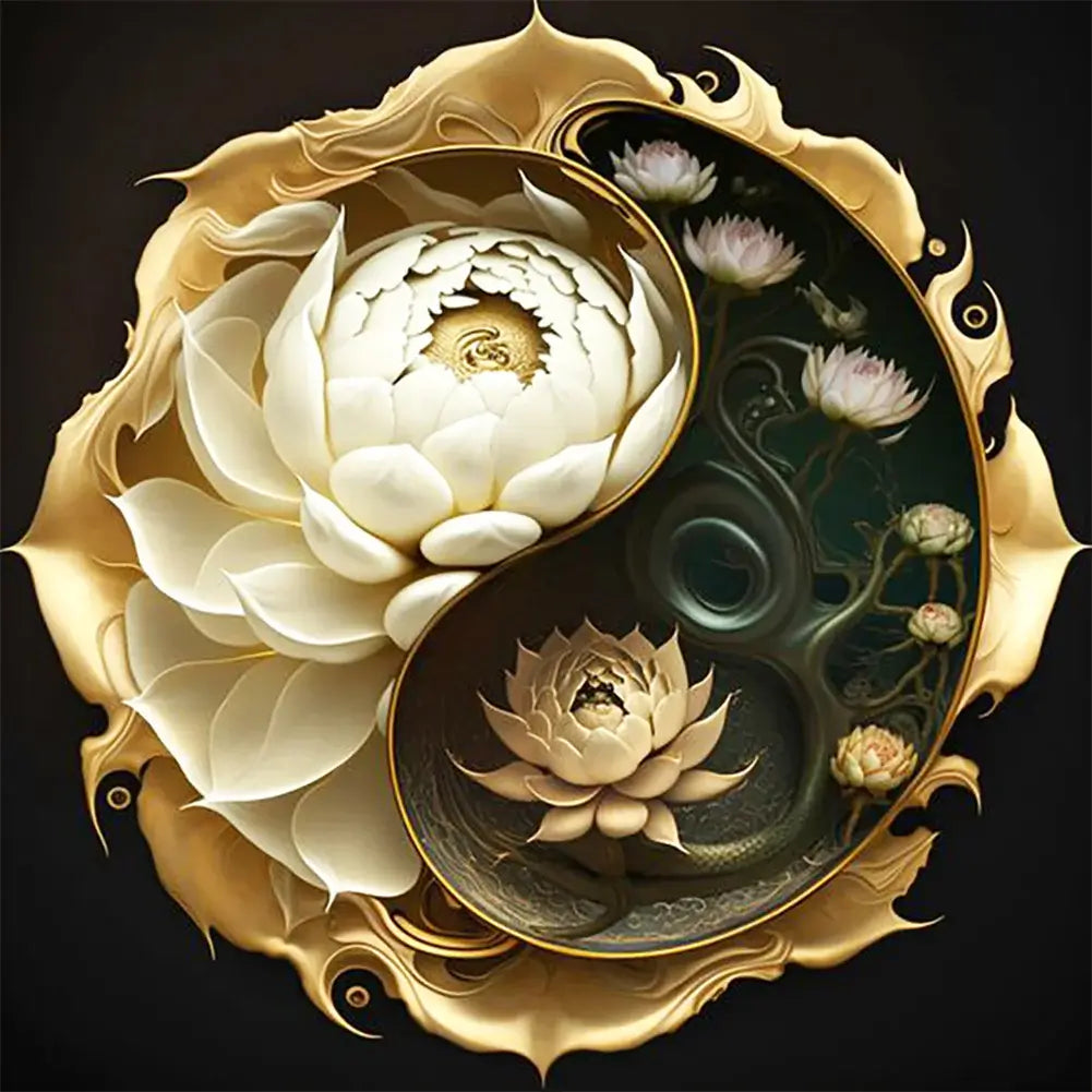 Tai Chi Flower 5D DIY Diamond Painting
