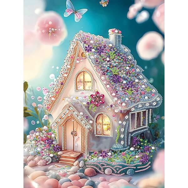 Dream House Crystal Rhinestone Diamond Painting Kit B