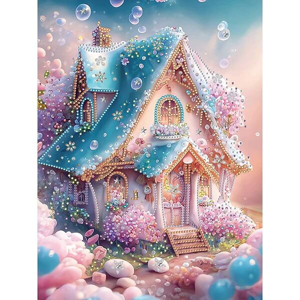 Dream House Crystal Rhinestone Diamond Painting Kit C