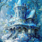 dreamlike castle diamond painting