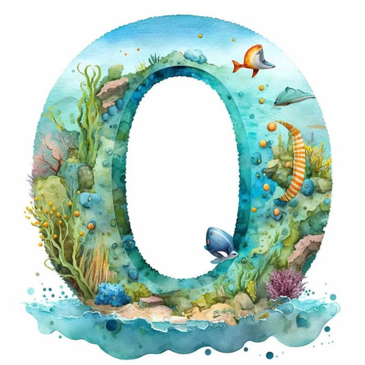 Scenery Diamond Painting - Full Round / Square - Letter O