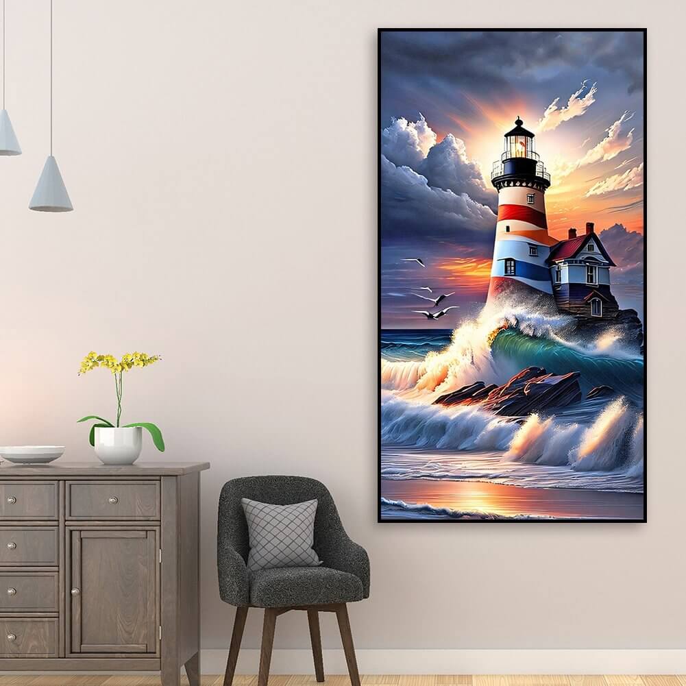 Diamond Paintin Lighthouse B 40x70cm