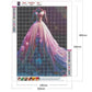 pink grace wedding dress 5d diamond art