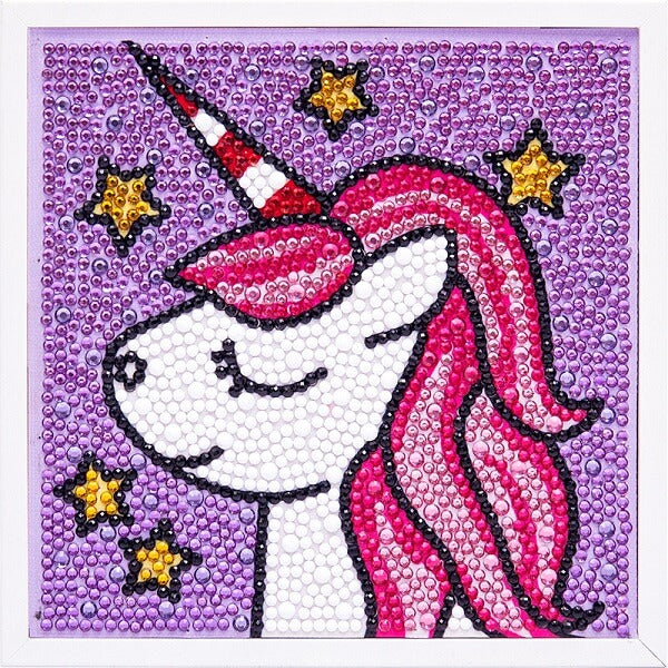 5D Diamond Painting Kits for Kids Easy DIY Crystal Art Cartoon Unicorn Full  Drill Painting by Number Kits for Children Gift