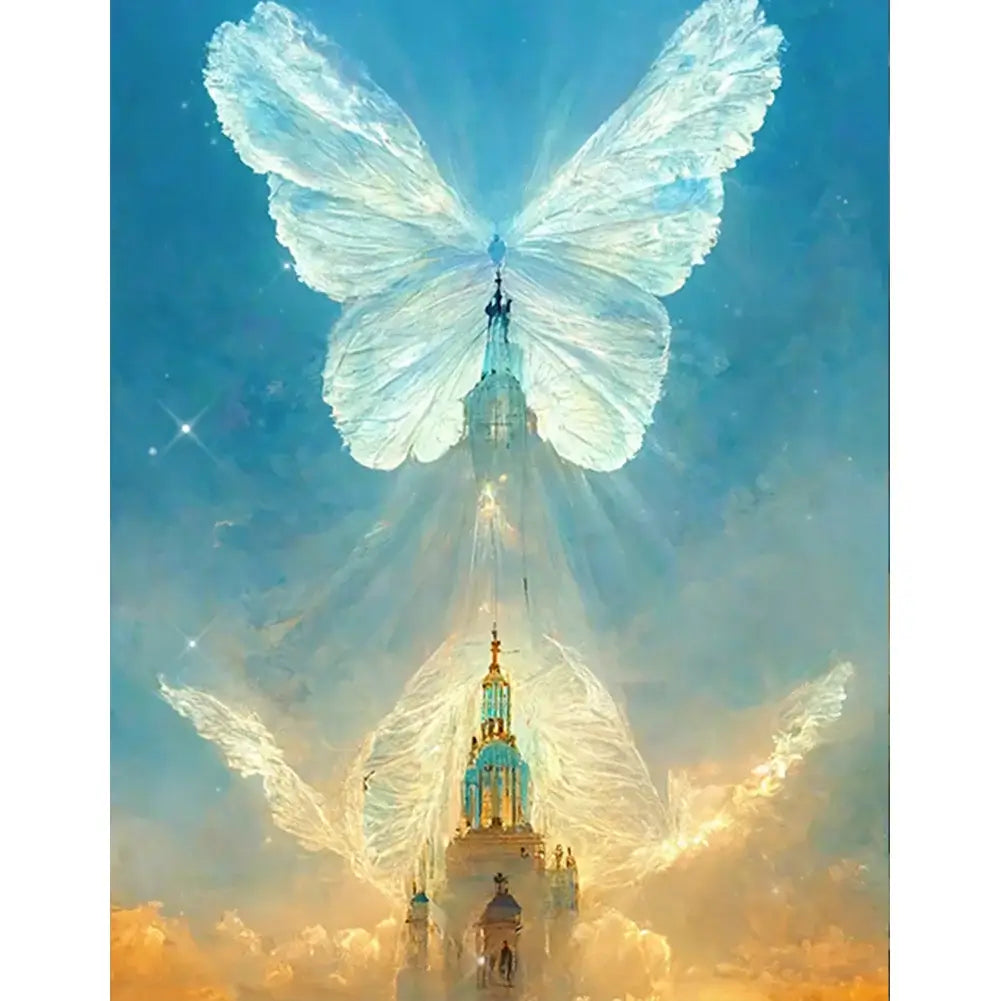View Of Angel Castle 5D DIY Diamond Painting