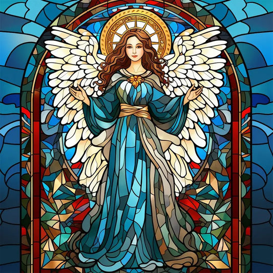 Virgin Fairy Stained Glass 5D DIY Diamond Painting