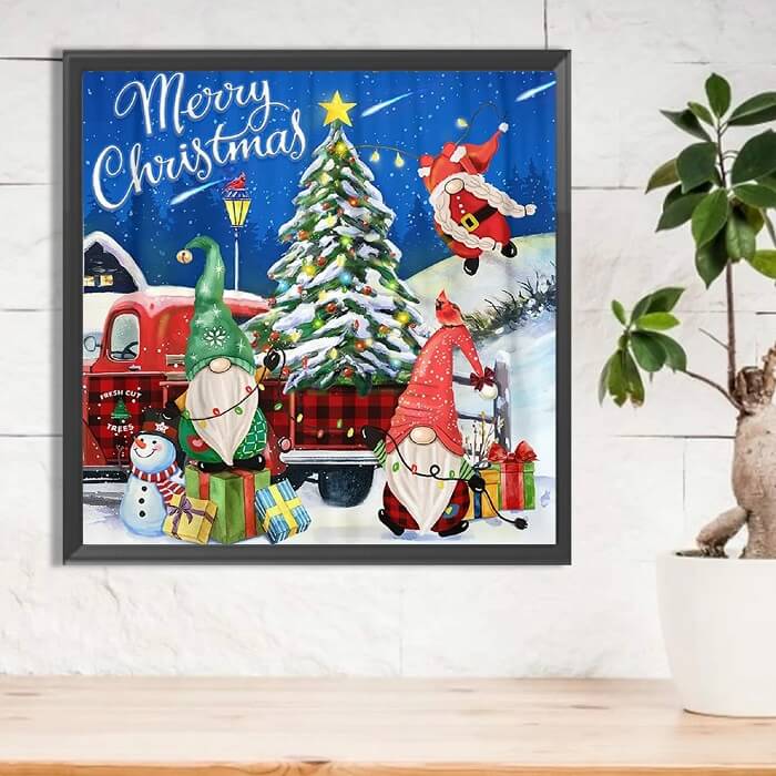 Xmas Snow Day 5D Diamond Painting Kit