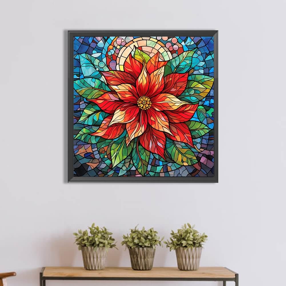Xmas Tree Stained Glass 5D DIY Diamond Painting