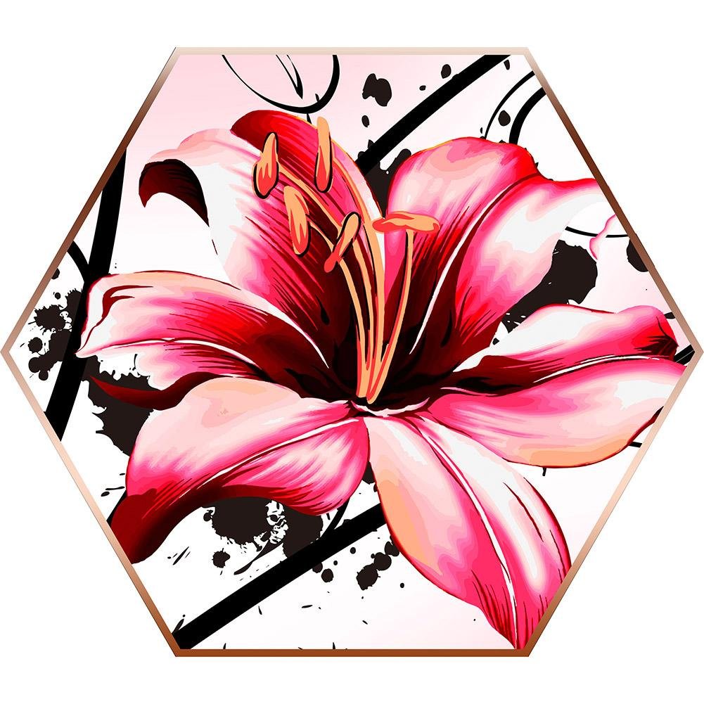 Diamond Painting - Hexagon Full Round - Flower
