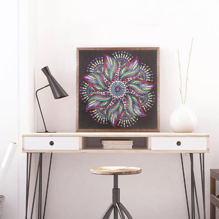 Diamond Painting Crystal Rhinestone Shining Flower diy home decoration