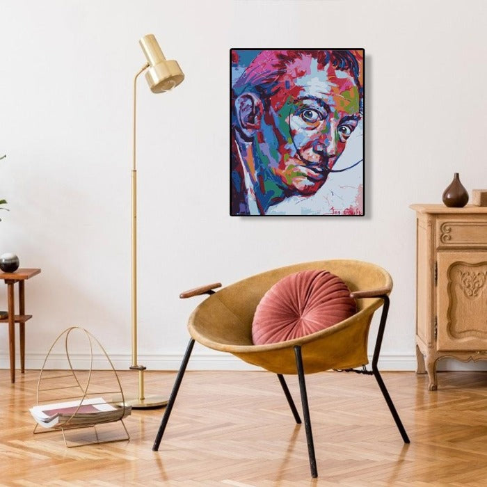DIY Fearful Man Painting By Numbers Kit Canvas Home Wall Decor