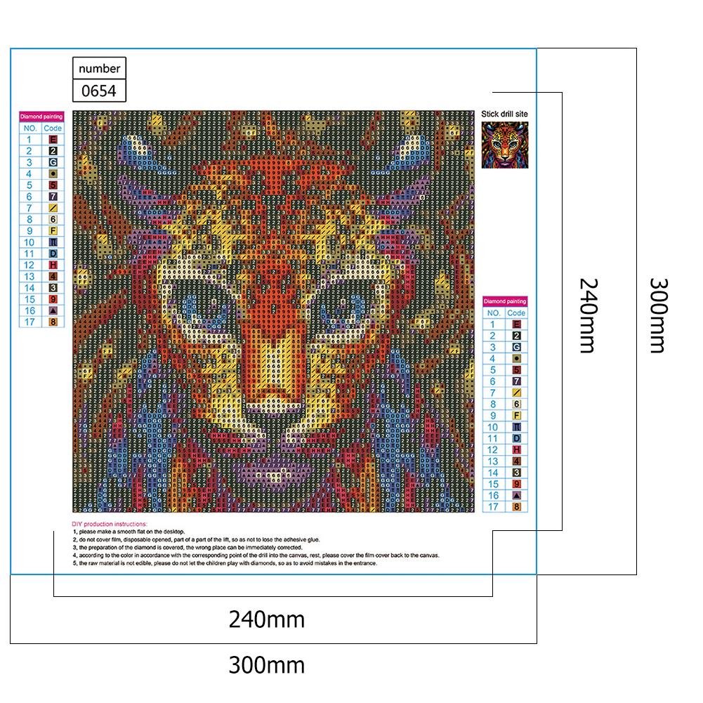 Diamond Painting - Full Round - Colorful Animal