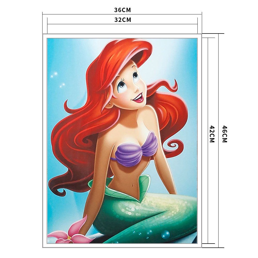 11ct Stamped Cross Stitch - Mermaid (46*36cm)