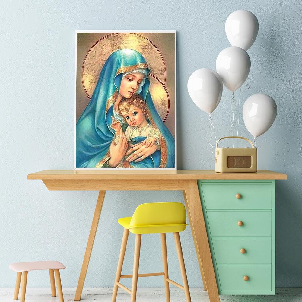 Diamond Painting - Full Round - Mom Kids