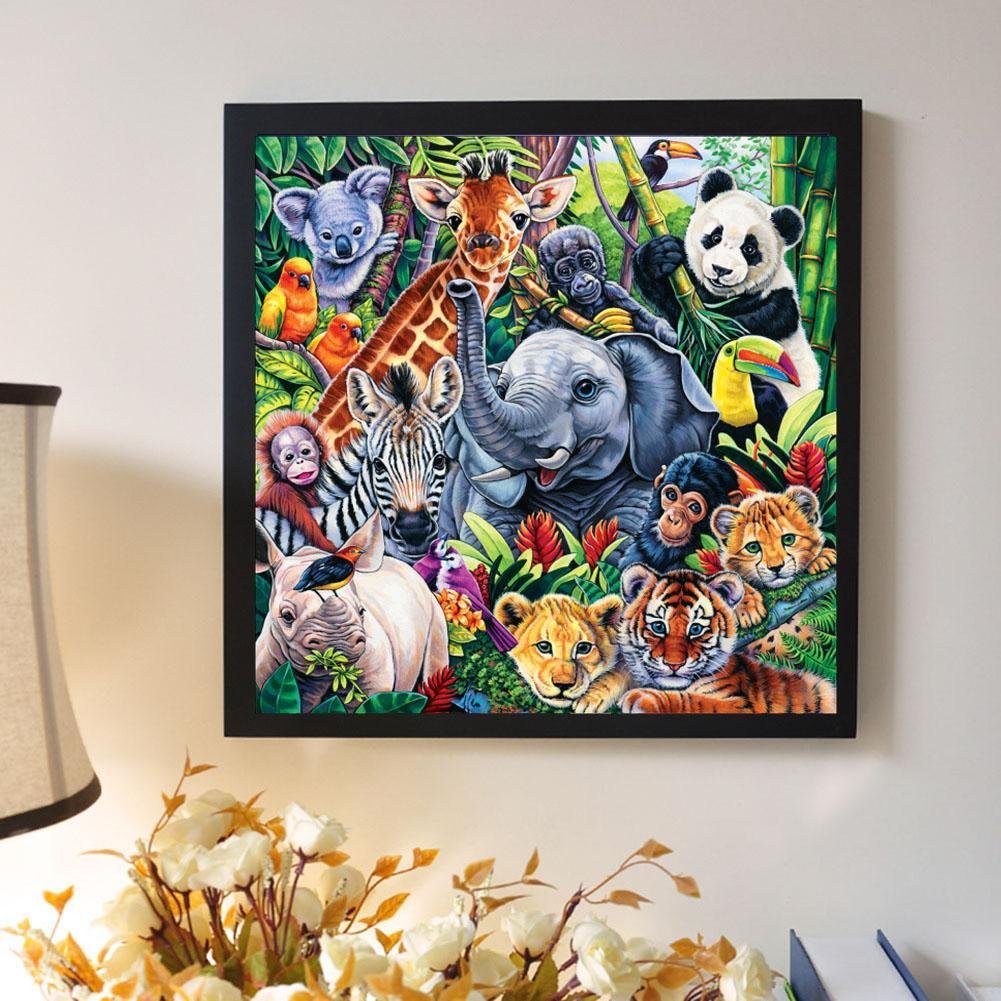 Diamond Painting - Full Round - Animal World