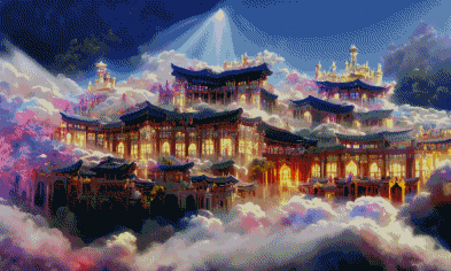 Full Round/Square Diamond Painting Kits | Castles E 40x70cm 50x80cm