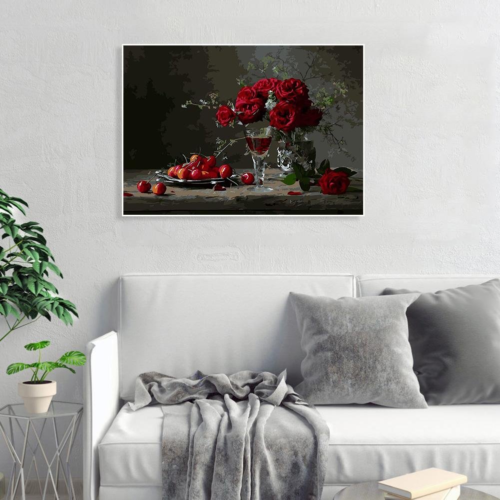 Paint By Number - Oil Painting - Rose Fruit (40*50cm)