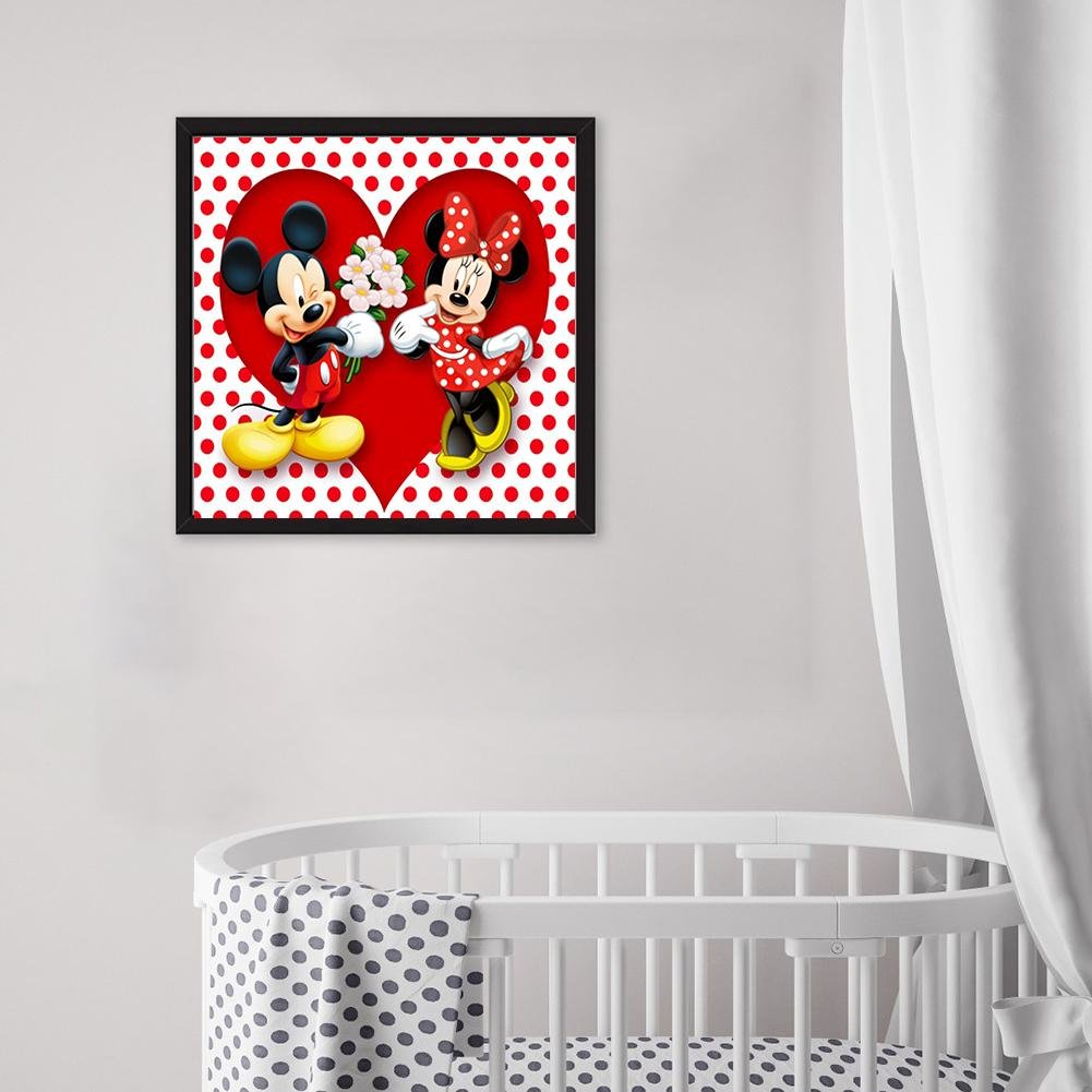 Sweet Micky & Minnie Beads Art Craft