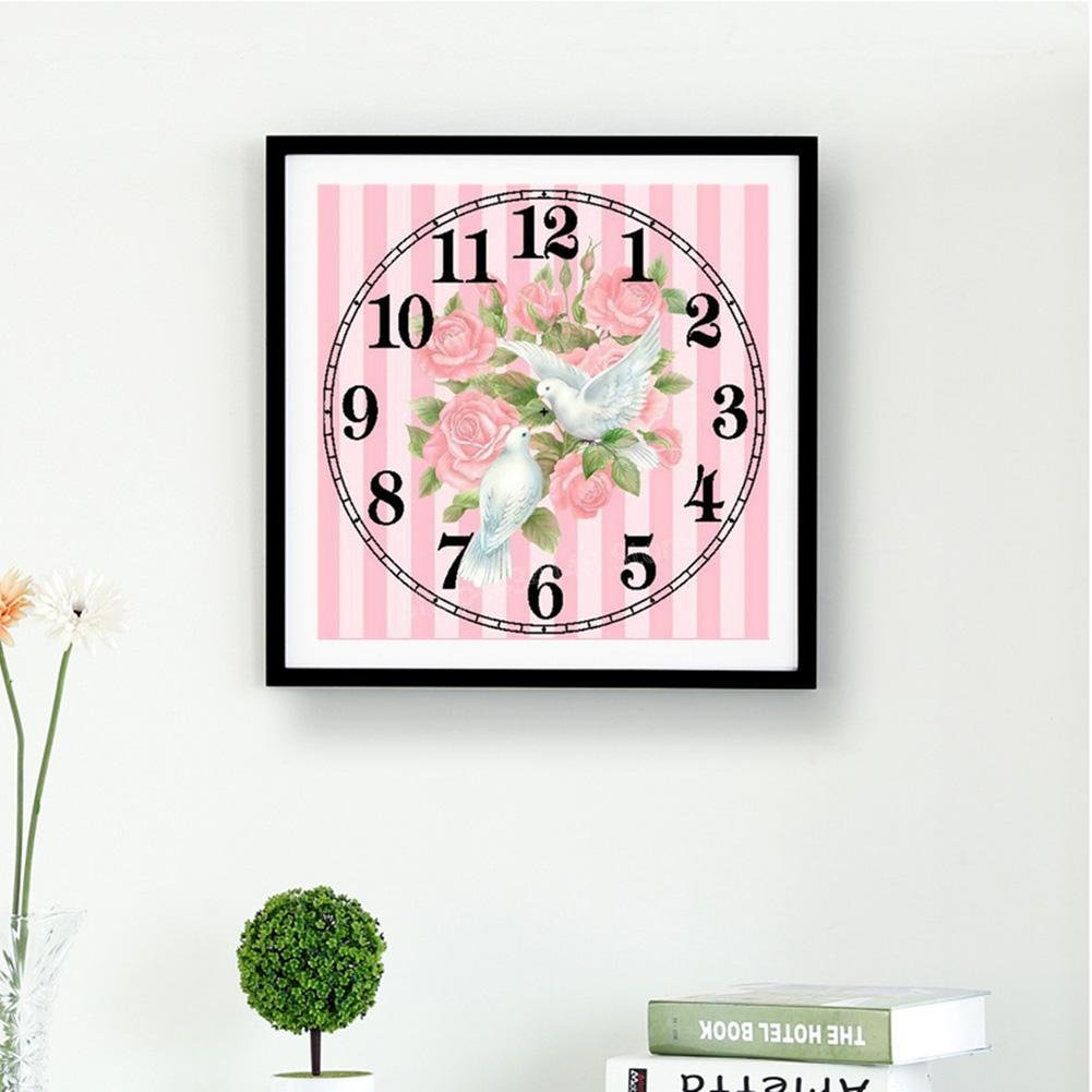 Diamond Painting - Full Round - Pigeon Clock