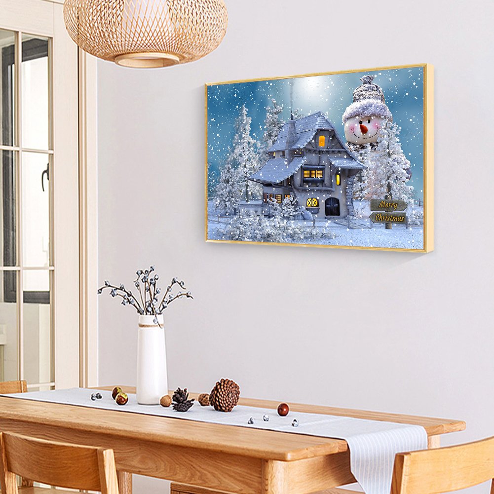 Diamond Painting - Full Round - Snow World