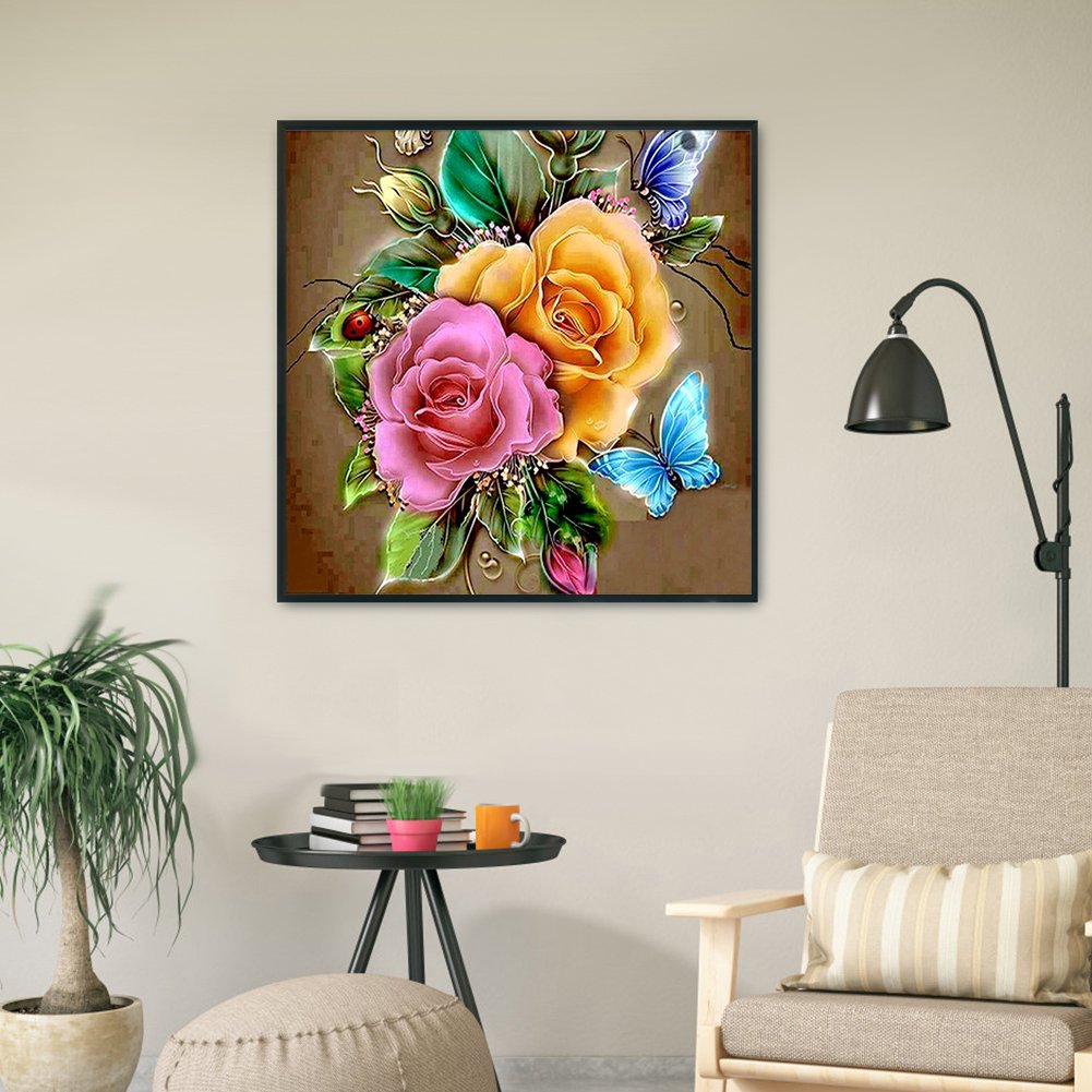 11ct Stamped Cross Stitch - Flower (36*36cm)