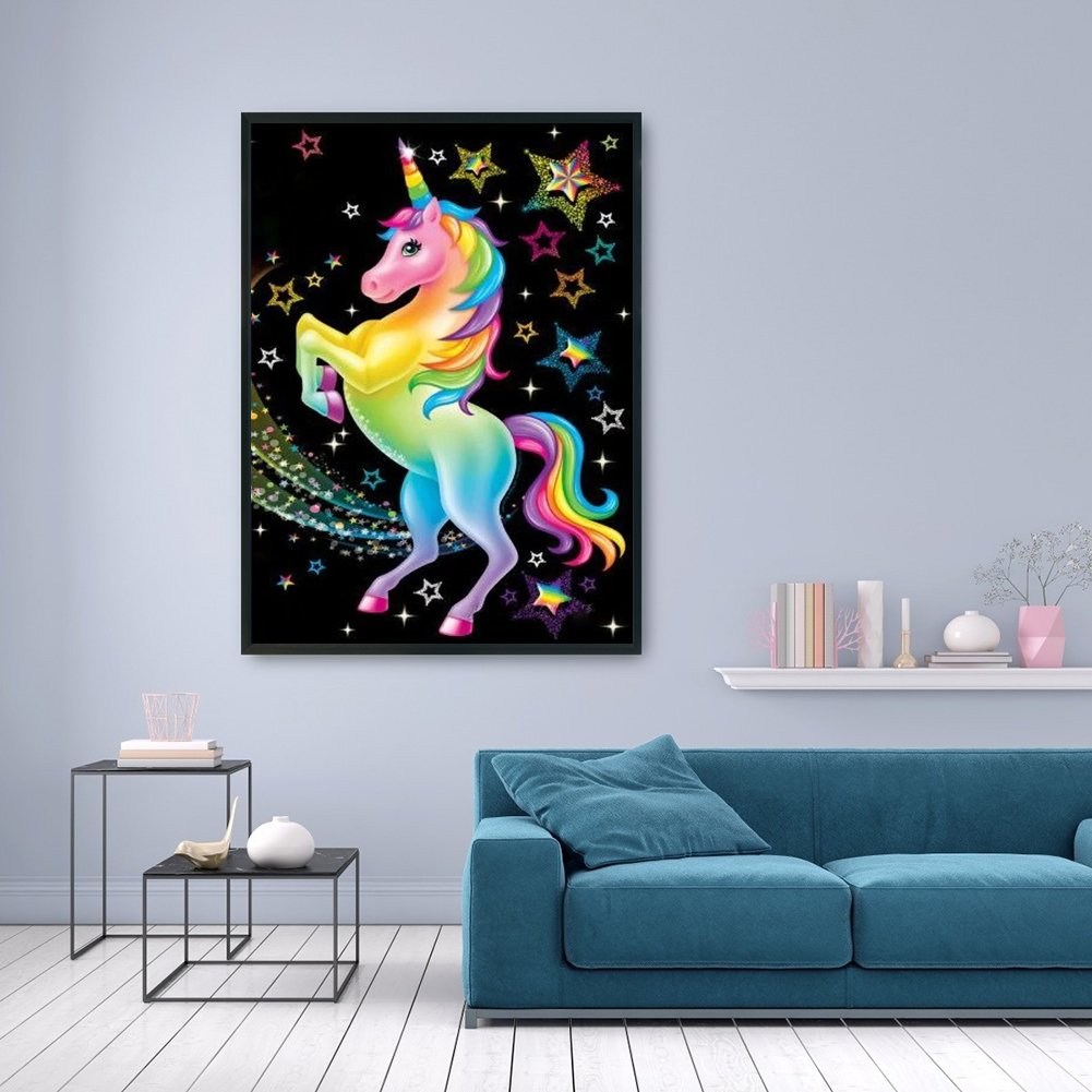 11ct Stamped Cross Stitch - Unicorn (46*36cm)