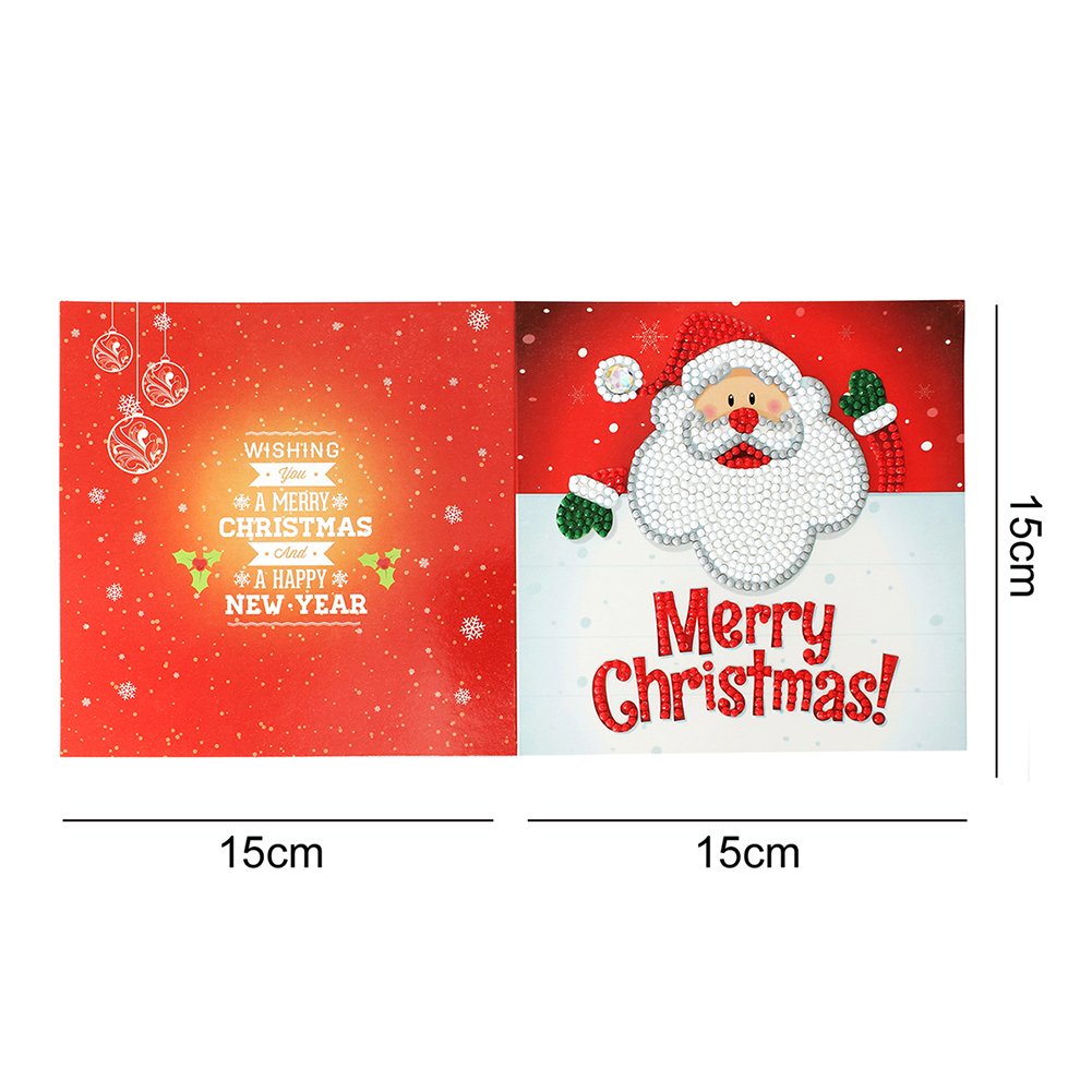 DIY Diamond Painting Greeting Card - Merry Christmas C