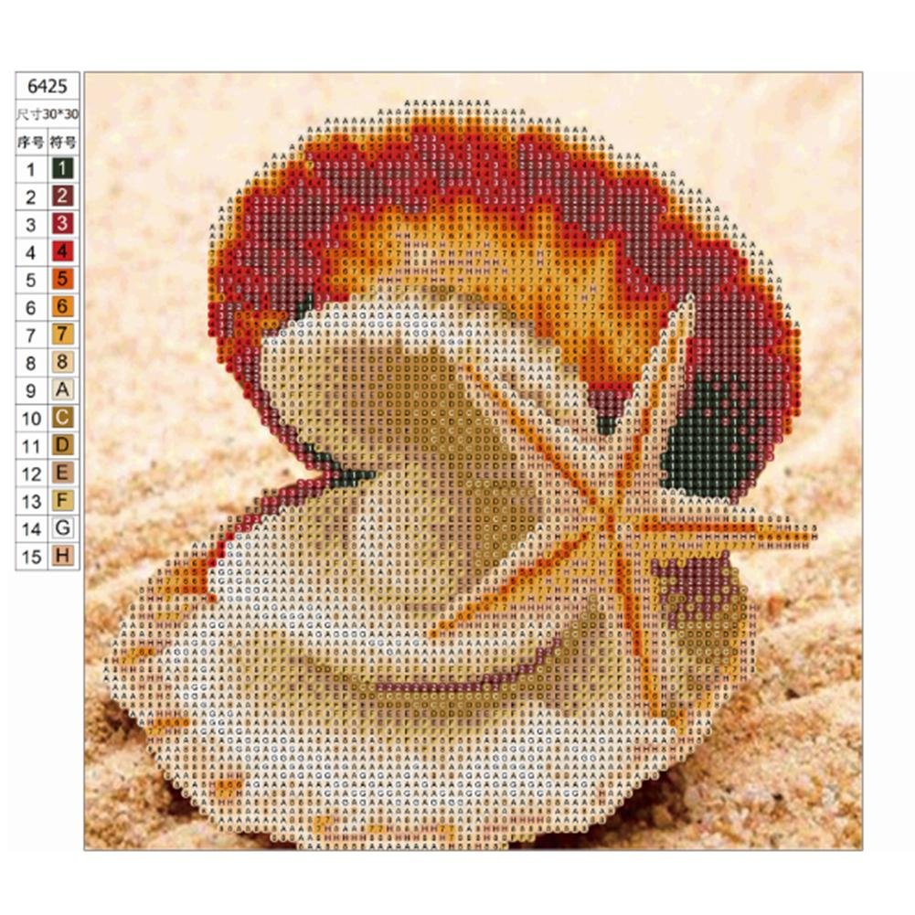 Diamond Painting - Partial Round - Shell