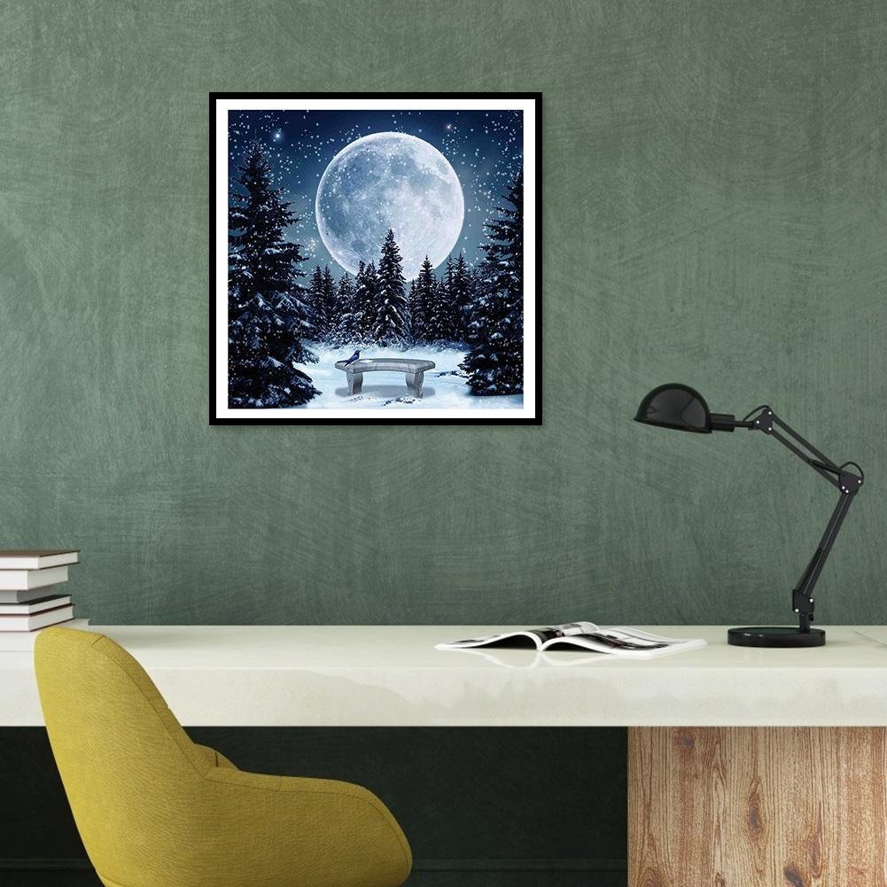 Diamond Painting - Full Round - Full Moon 1