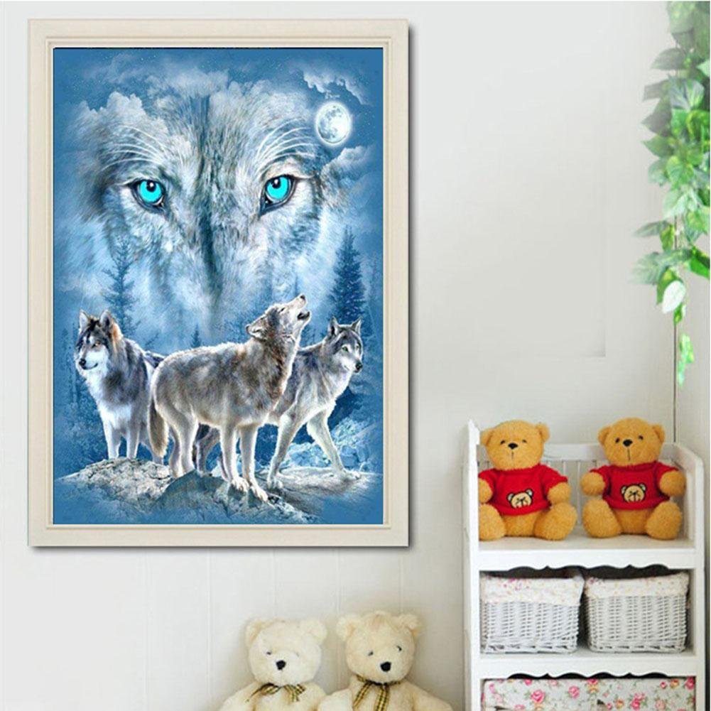 Diamond Painting - Full Round - Wolf 3