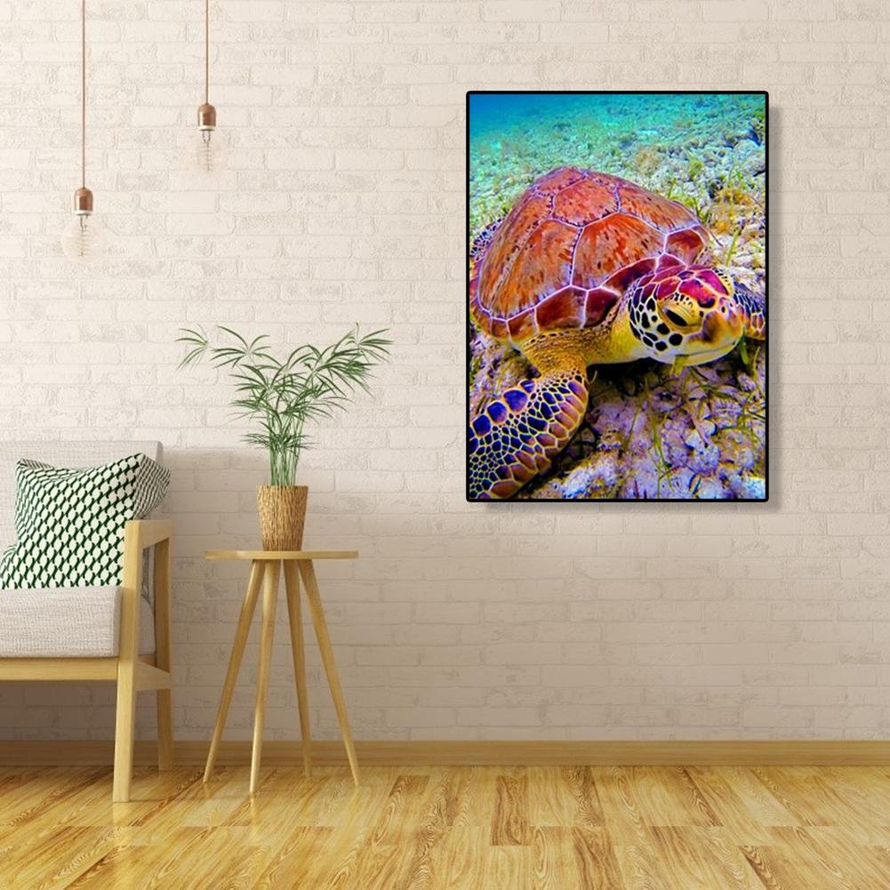 Paint By Number - Oil Painting - Sea Turtle (40*50cm) A