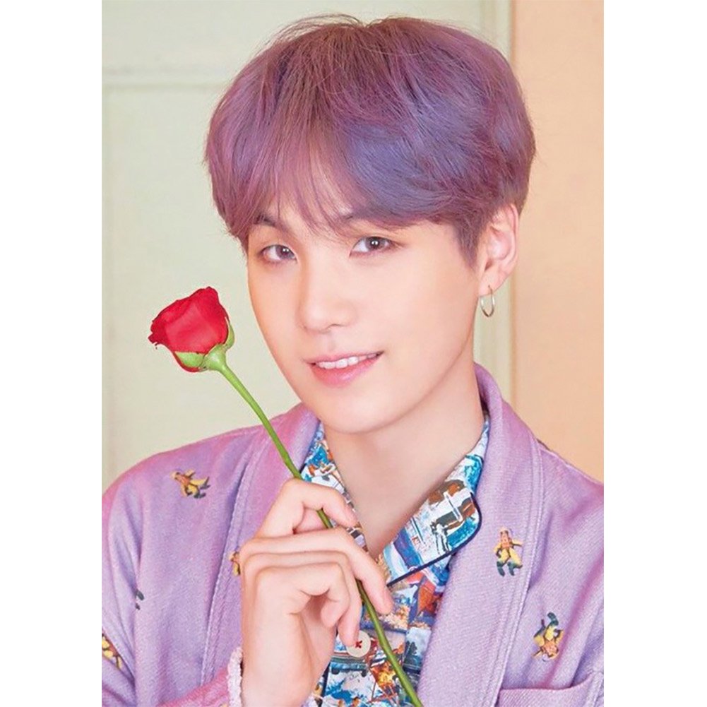 Kit de pintura de diamante DIY 5D - Rodada completa - Korea BTS Idol