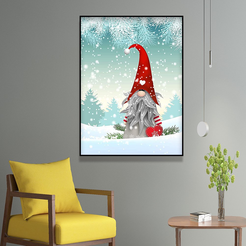 Pintura Diamante - Rodada Completa - Natal Goblin Gnomo