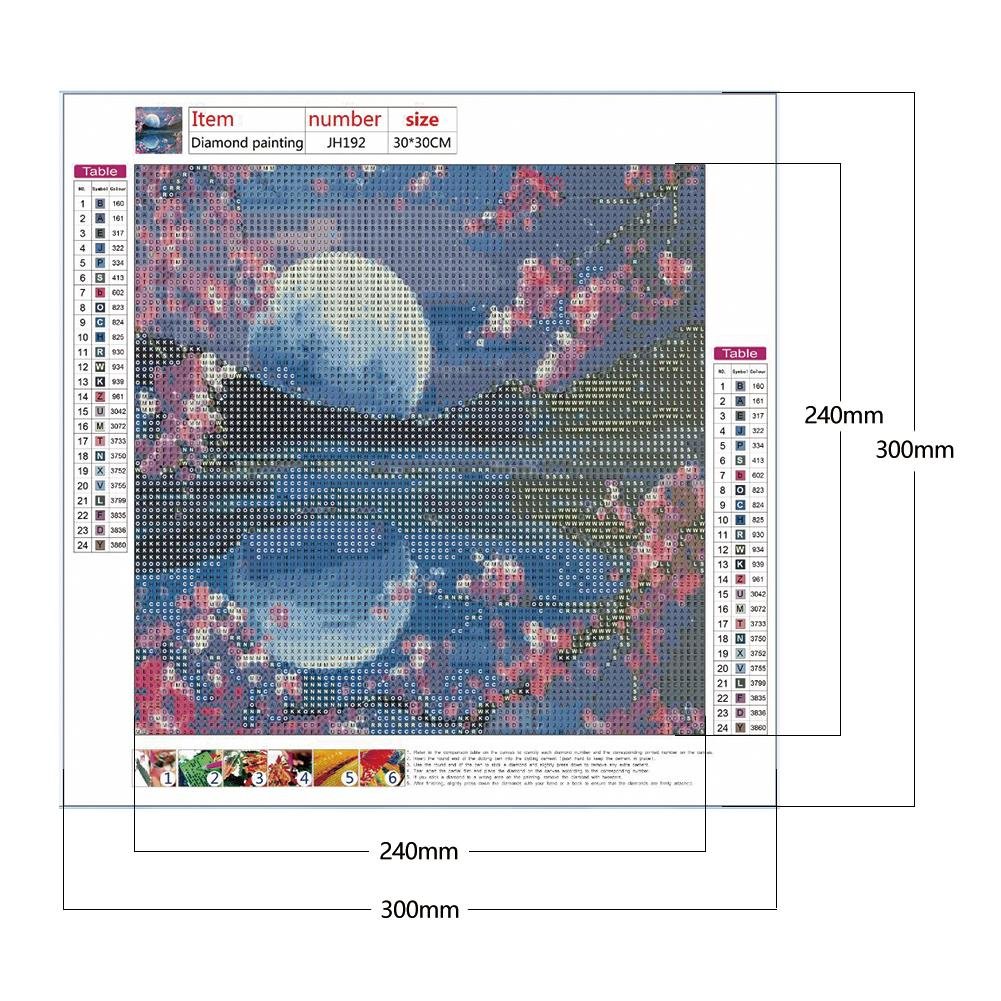 Diamond Painting - Full Round - Rising Moon