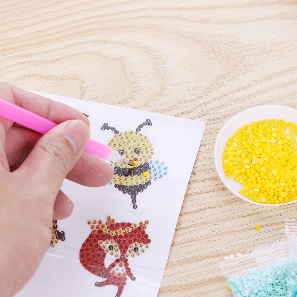 DIY Animals Full Round Diamond Painting Stickers