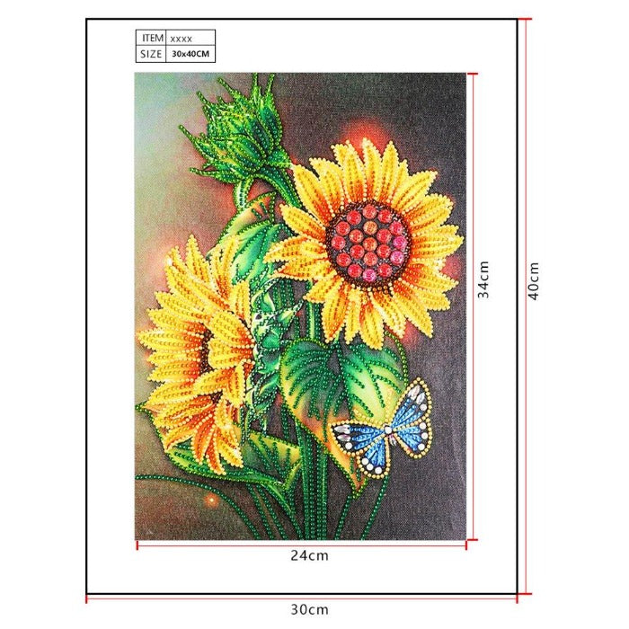 Diamond Painting Craft Crystal Rhinestone Sunflower
