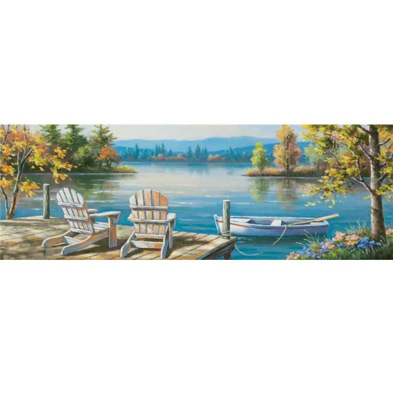 Landscape Full Round Square Diamond Painting Kits 30 x 90cm