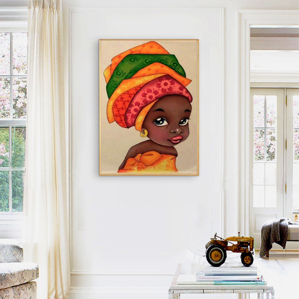Diamond Painting - Full Round - Cute Girl B