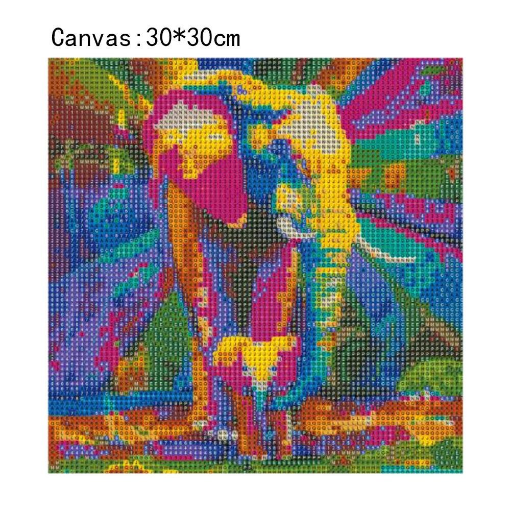 Diamond Painting - Full Round - Colorful Elephant A